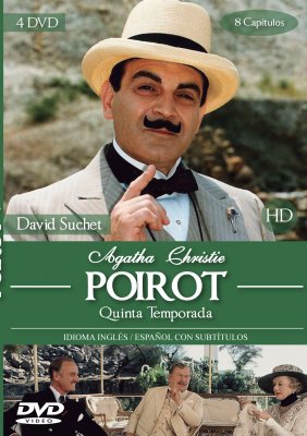 POIROT (AGATHA CHRISTIE) 5ta. TEMPORADA - 4 DVD